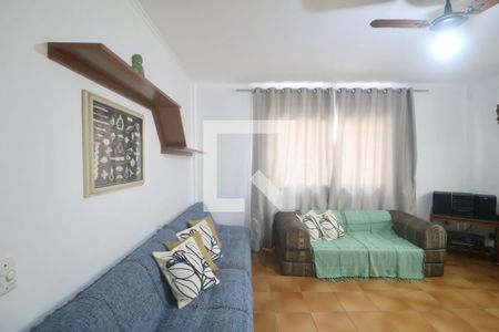 Sala de apartamento para alugar com 1 quarto, 47m² em Jardim Tres Marias, Guarujá
