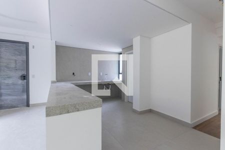 Sala -Cozinha de apartamento à venda com 3 quartos, 109m² em Santa Lúcia, Belo Horizonte