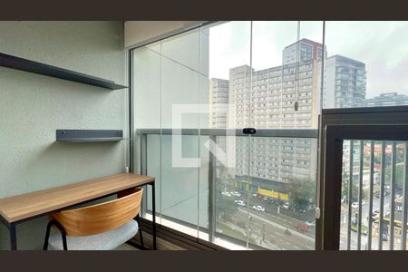 Varanda de kitnet/studio à venda com 1 quarto, 26m² em Sumarezinho, São Paulo