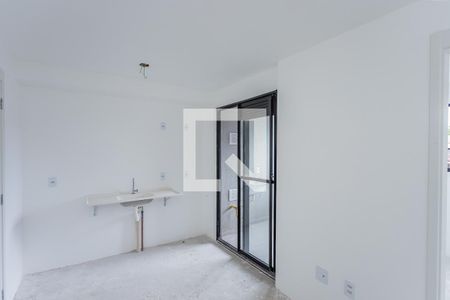 Sala e cozinha de apartamento à venda com 2 quartos, 33m² em Freguesia do Ó, São Paulo