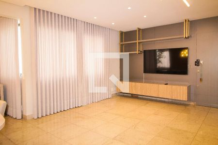 Sala de Estar/ Jantar de apartamento para alugar com 4 quartos, 282m² em Belvedere, Belo Horizonte