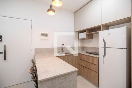 Cozinha de apartamento para alugar com 1 quarto, 33m² em Paquetá, Belo Horizonte
