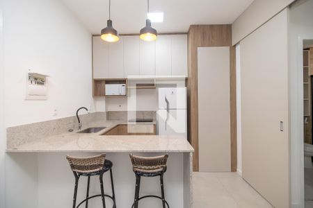 Cozinha de apartamento para alugar com 1 quarto, 33m² em Paquetá, Belo Horizonte