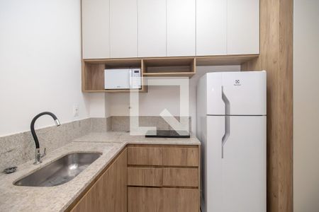 Cozinha de apartamento para alugar com 1 quarto, 33m² em Paquetá, Belo Horizonte