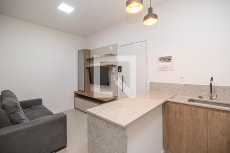 Sala e Cozinha de apartamento para alugar com 1 quarto, 33m² em Paquetá, Belo Horizonte