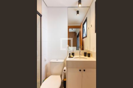 Banheiro de apartamento para alugar com 1 quarto, 25m² em Centro, Osasco