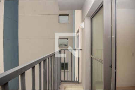 Varanda da sala de apartamento para alugar com 2 quartos, 44m² em Vila Albertina, São Paulo