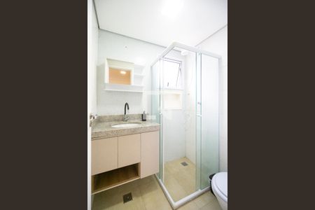 Banheiro social de apartamento para alugar com 2 quartos, 39m² em Vila Carrão, São Paulo