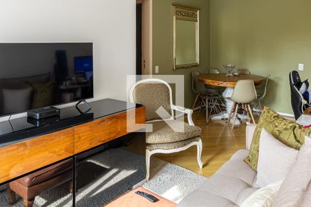 Sala de apartamento à venda com 2 quartos, 70m² em Campo Belo, São Paulo