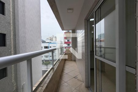 Sacada de apartamento para alugar com 1 quarto, 42m² em Canto do Forte, Praia Grande