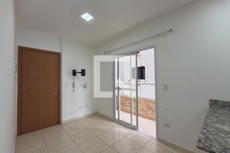 Sala de apartamento para alugar com 1 quarto, 42m² em Canto do Forte, Praia Grande