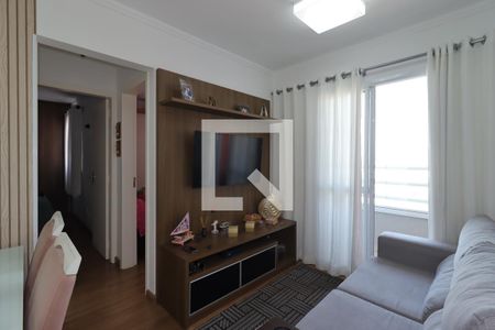 Sala de apartamento à venda com 2 quartos, 50m² em Parque Industriario, Santo André