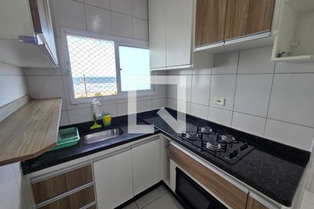 Cozinha de apartamento para alugar com 1 quarto, 46m² em Guilhermina, Praia Grande