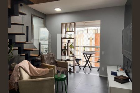 Sala de apartamento à venda com 2 quartos, 143m² em Cidade São Francisco, São Paulo