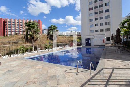 Área comum - Piscina de apartamento à venda com 2 quartos, 55m² em Cabral, Contagem