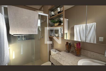 Banheiro da Suíte 1 de apartamento à venda com 4 quartos, 138m² em St. Bueno, Goiânia