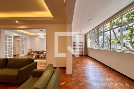 Sala  de apartamento para alugar com 4 quartos, 316m² em Copacabana, Rio de Janeiro