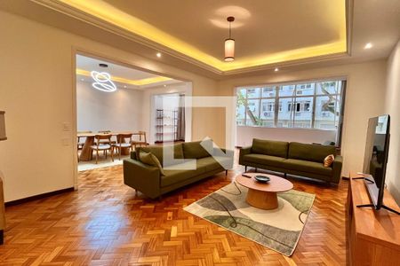 Sala  de apartamento para alugar com 4 quartos, 316m² em Copacabana, Rio de Janeiro