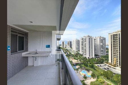 Varanda - Sala de apartamento à venda com 2 quartos, 88m² em Camorim, Rio de Janeiro