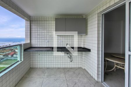 Sacada  de apartamento para alugar com 2 quartos, 79m² em Guilhermina, Praia Grande