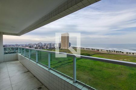 Sacada  de apartamento para alugar com 2 quartos, 79m² em Guilhermina, Praia Grande
