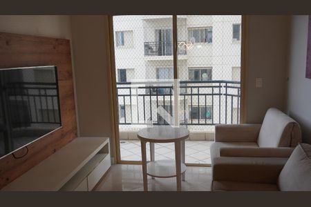 Sala Estar e Jantar de apartamento para alugar com 2 quartos, 83m² em Centro de Apoio I (alphaville), Santana de Parnaíba