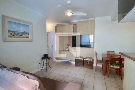 Sala de apartamento para alugar com 2 quartos, 65m² em Centro, Guarujá