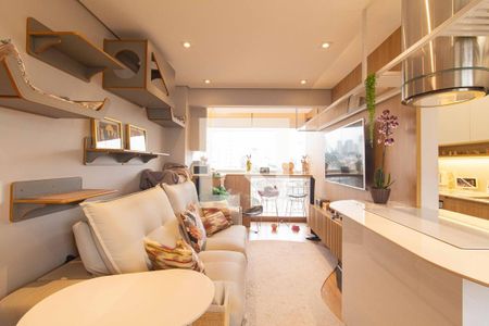 Sala de apartamento à venda com 2 quartos, 65m² em Mirandópolis, São Paulo