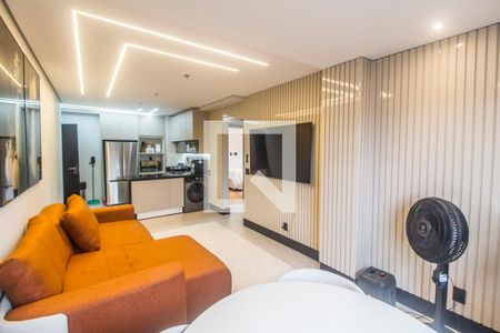 Sala  de apartamento à venda com 2 quartos, 60m² em Empresarial 18 do Forte, Barueri