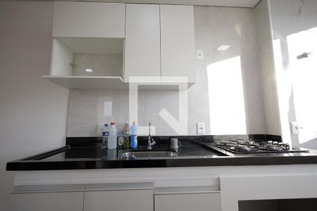 Cozinha de apartamento para alugar com 2 quartos, 38m² em Parque das Nações, Santo André