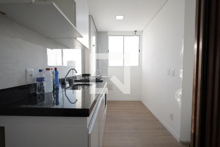 Cozinha de apartamento para alugar com 2 quartos, 38m² em Parque das Nações, Santo André
