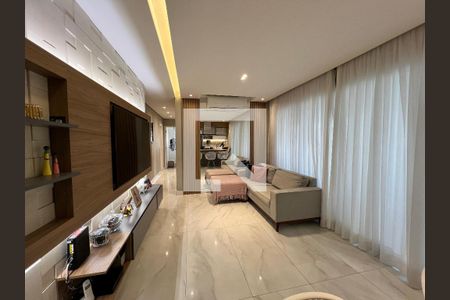 Sala de apartamento à venda com 2 quartos, 92m² em Vila Anastácio, São Paulo