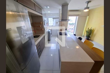 Cozinha e Área de Serviço  de apartamento para alugar com 2 quartos, 62m² em Lapa, Rio de Janeiro
