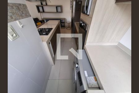 Cozinha e Área de Serviço  de apartamento para alugar com 2 quartos, 62m² em Lapa, Rio de Janeiro