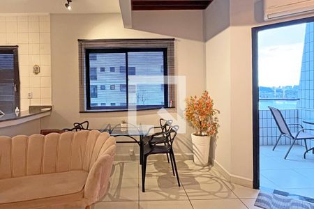 Sala de apartamento para alugar com 1 quarto, 90m² em Porto Ponta da Praia, Santos