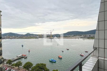 Sacada da Sala e Area de Serviço de apartamento para alugar com 1 quarto, 90m² em Porto Ponta da Praia, Santos