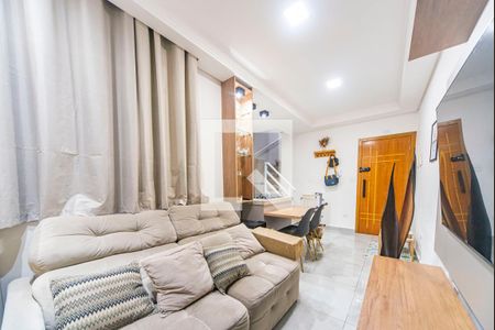 Sala de apartamento à venda com 2 quartos, 100m² em Vila Alice, Santo André