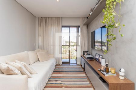 Sala de apartamento à venda com 3 quartos, 77m² em Vila Campo Grande, São Paulo