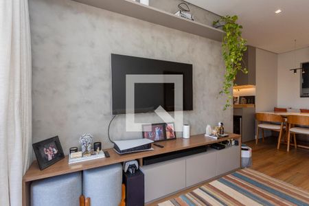 Sala de apartamento à venda com 3 quartos, 77m² em Vila Campo Grande, São Paulo