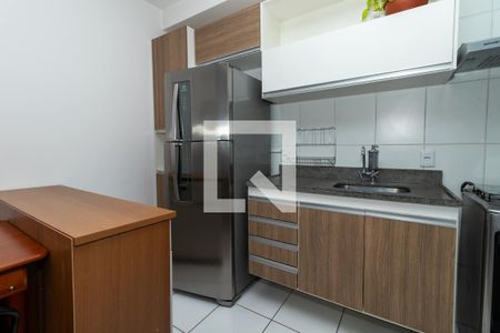 Cozinha de apartamento para alugar com 1 quarto, 33m² em Barra Funda, São Paulo