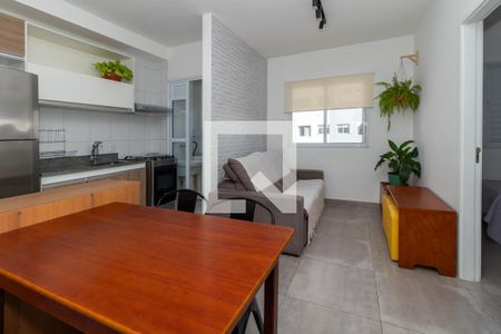 Sala de apartamento para alugar com 1 quarto, 33m² em Barra Funda, São Paulo