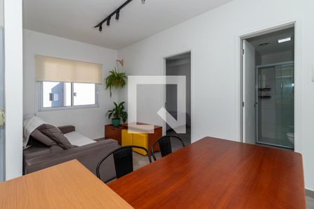 Sala de apartamento para alugar com 1 quarto, 33m² em Barra Funda, São Paulo