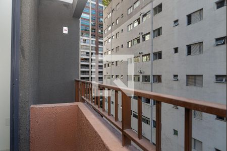 Varanda do Quarto de kitnet/studio à venda com 1 quarto, 25m² em Consolação, São Paulo