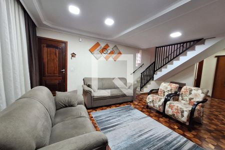 Sala  de casa à venda com 3 quartos, 187m² em Campestre, Santo André