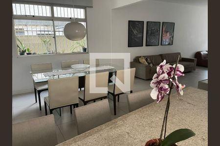 Sala de jantar  de apartamento à venda com 4 quartos, 160m² em Santo Antônio, Belo Horizonte