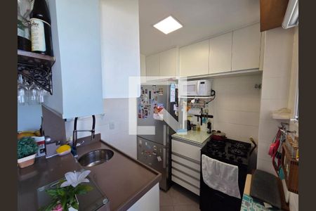 Cozinha de apartamento à venda com 1 quarto, 58m² em Barra da Tijuca, Rio de Janeiro