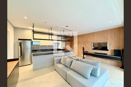 Sala de apartamento para alugar com 2 quartos, 78m² em Jardim das Acacias, São Paulo