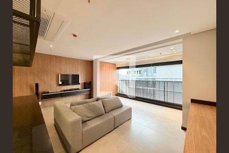Sala de apartamento para alugar com 2 quartos, 78m² em Jardim das Acacias, São Paulo