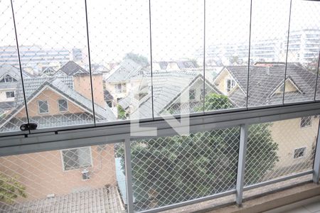 VARANDA DA SALA de apartamento para alugar com 2 quartos, 82m² em Recreio dos Bandeirantes, Rio de Janeiro