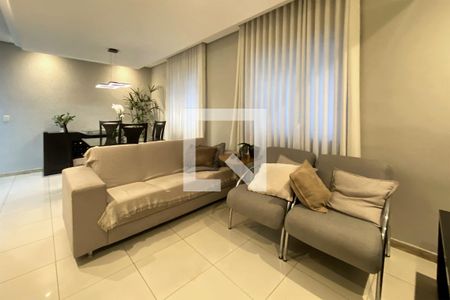 Sala de apartamento à venda com 4 quartos, 132m² em Santa Cruz, Belo Horizonte